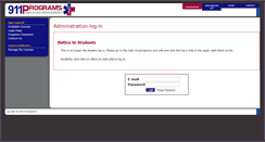 Desktop Screenshot of classroom.911programs.com