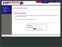 Tablet Screenshot of classroom.911programs.com